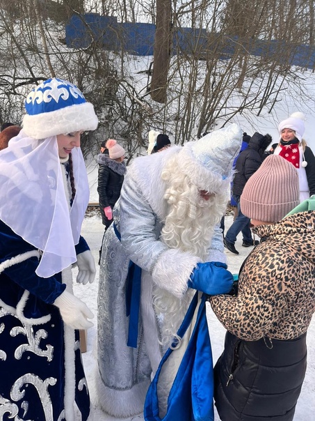 В парке &quot;Текижа&quot; состоялся новогодний праздник для семей Боровска.